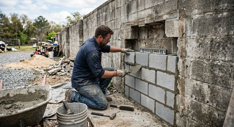 Block Wall Repair in Spring Hill, FL