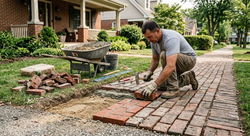 Brick Flatwork Repair in Brooksville, FL