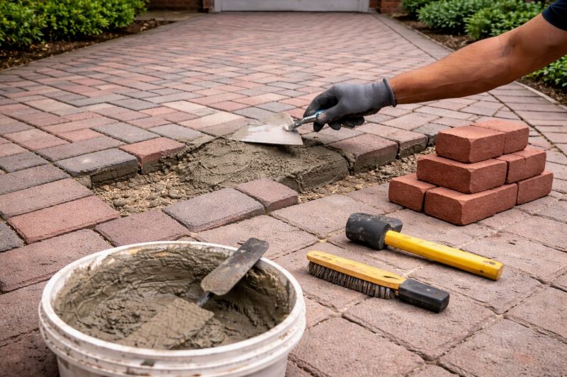Brick Flatwork Repair in Hudson, FL