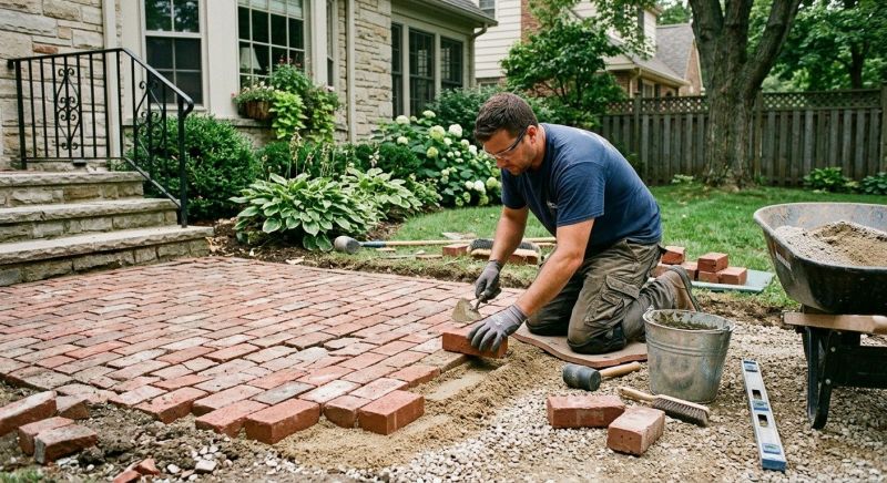 Brick Flatwork Repair in Spring Hill, FL