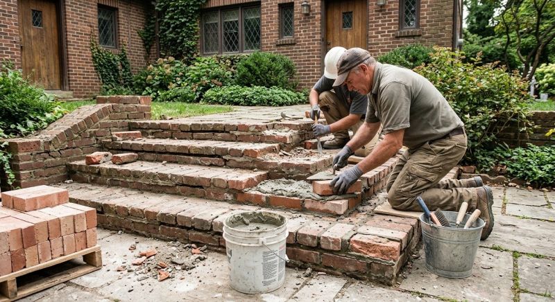 Brick Stairs Repair in New Port Richey, FL