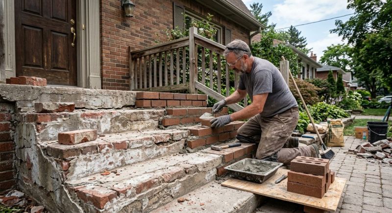 Brick Steps Repair in Spring Hill, FL