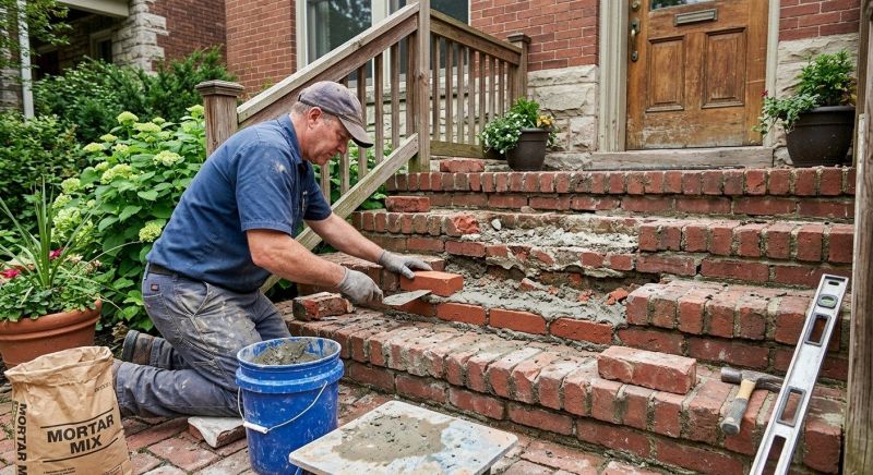 Brick Steps Repair in Spring Hill, FL