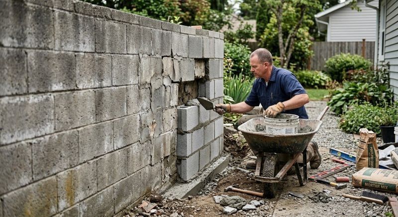 Cinder Block Repair in Spring Hill, FL
