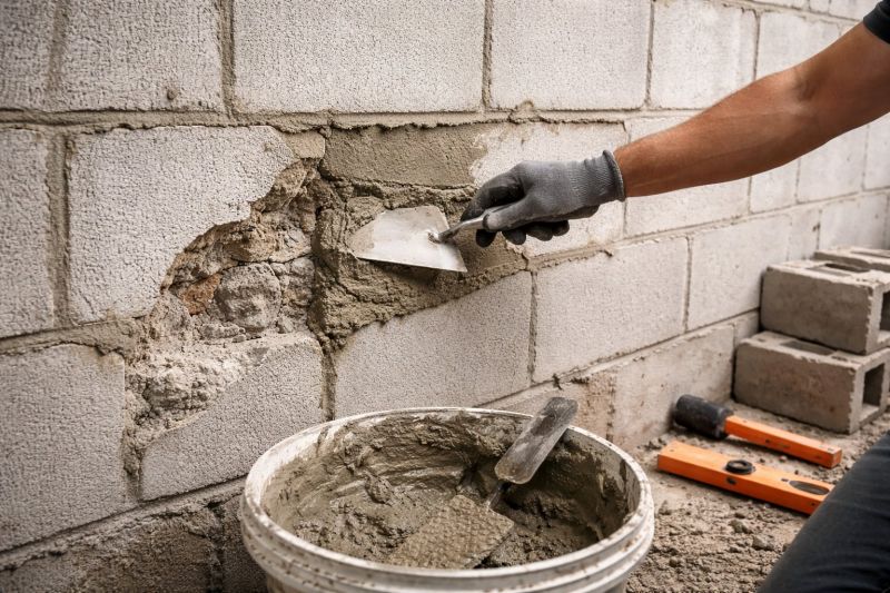 Cinder Block Wall Repair in Inverness, FL