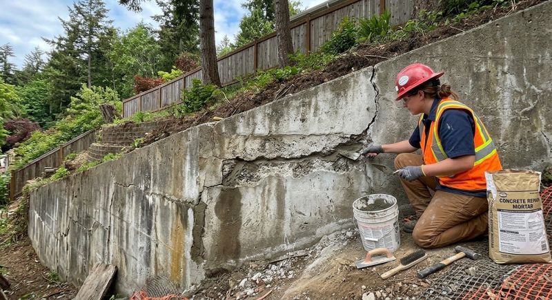 Retaining Wall Repair in Webster, FL