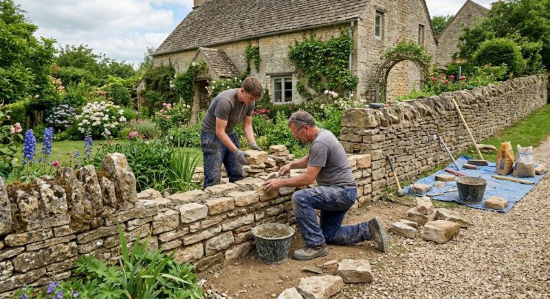 Stone Wall Repair in Hernando County, FL
