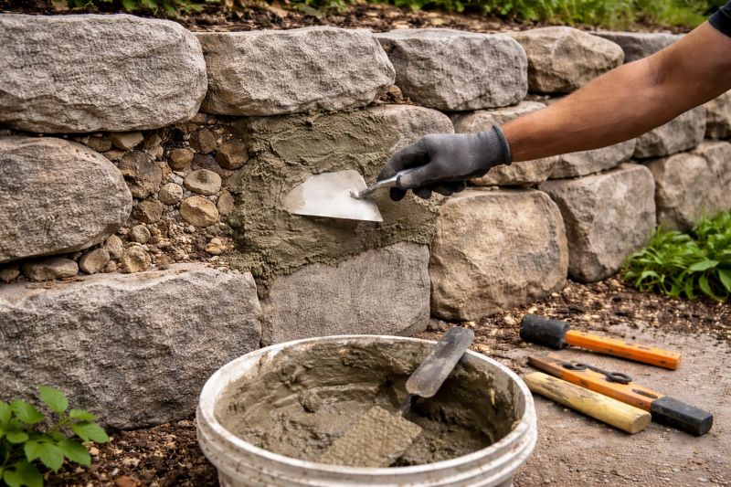 Stone Wall Repair in Homosassa, FL